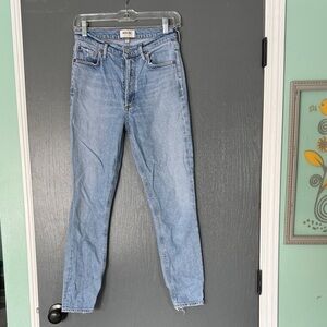 Agolde High Rise Light Blue Jeans